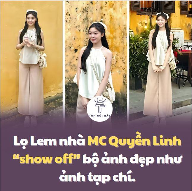 Lọ Lem nhà MC Quyền Linh “show off” bộ ảnh đẹp như ảnh tạp chí.