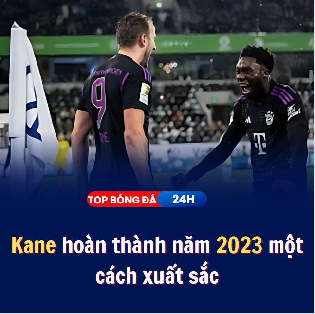 Kane hoàn thành năm 2023 một cách xuất sắc