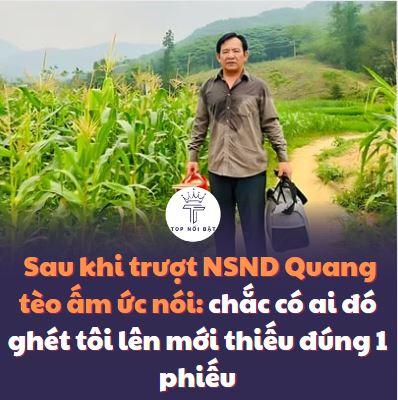 Quang Tèo không đạt danh hiệu NSND: Dù thiếu một hoặc hai phiếu bầu, anh vẫn không đạt được.