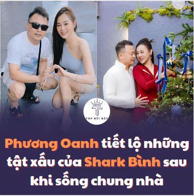 Phương Oanh tiết lộ những tật xấu của Shark Bình sau khi sống chung nhà
