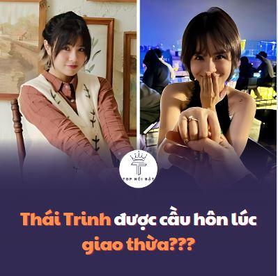 Thái Trinh được cầu hôn lúc giao thừa???