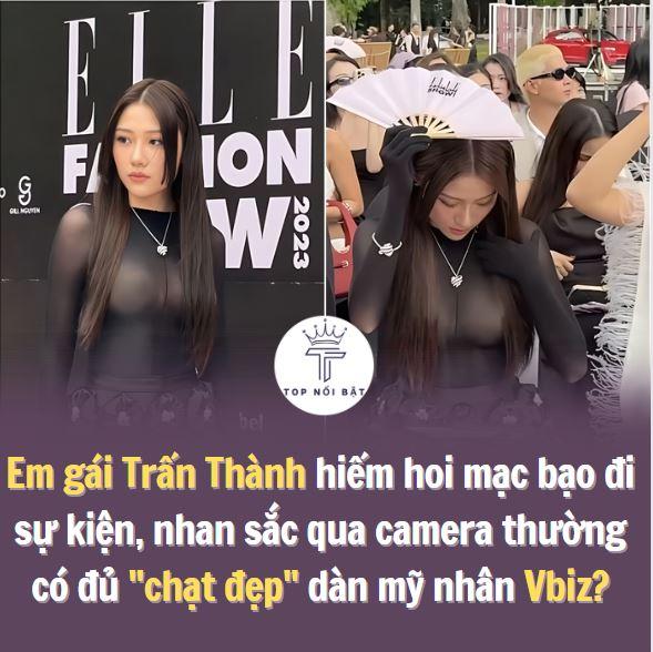 Uyển Ân – em gái Trấn Thành – xinh đẹp, sexy tại sự kiện, sánh ngang sao Việt.