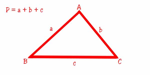 Cách tính chu vi hình tam giác vuông, cân, đều, thường trong toán học