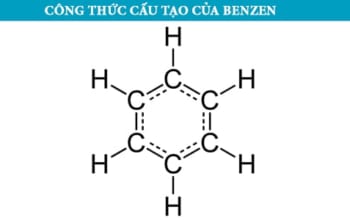 Công thức cấu tạo của benzen 2