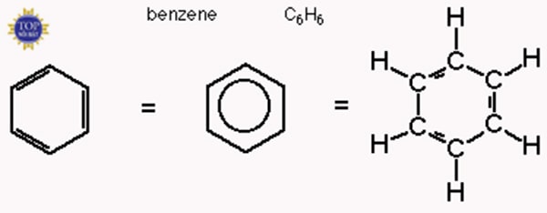 Công thức cấu tạo của benzen 3