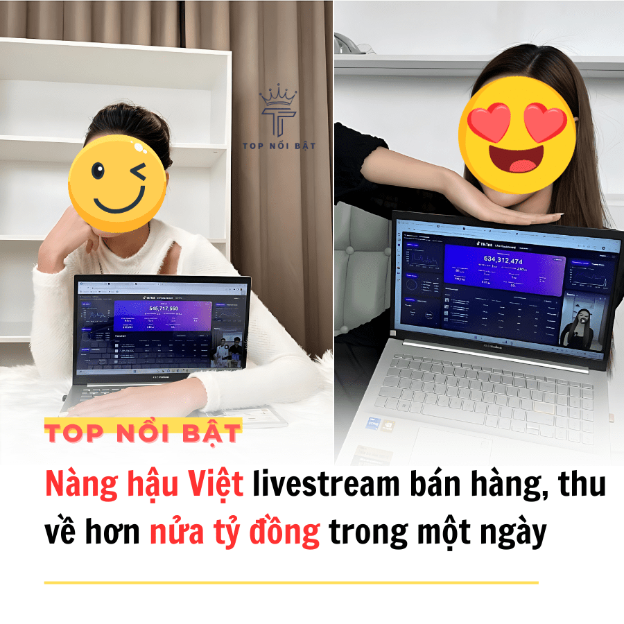 Nàng hậu Việt livestream bán hàng, thu về hơn nửa tỷ đồng trong một ngày