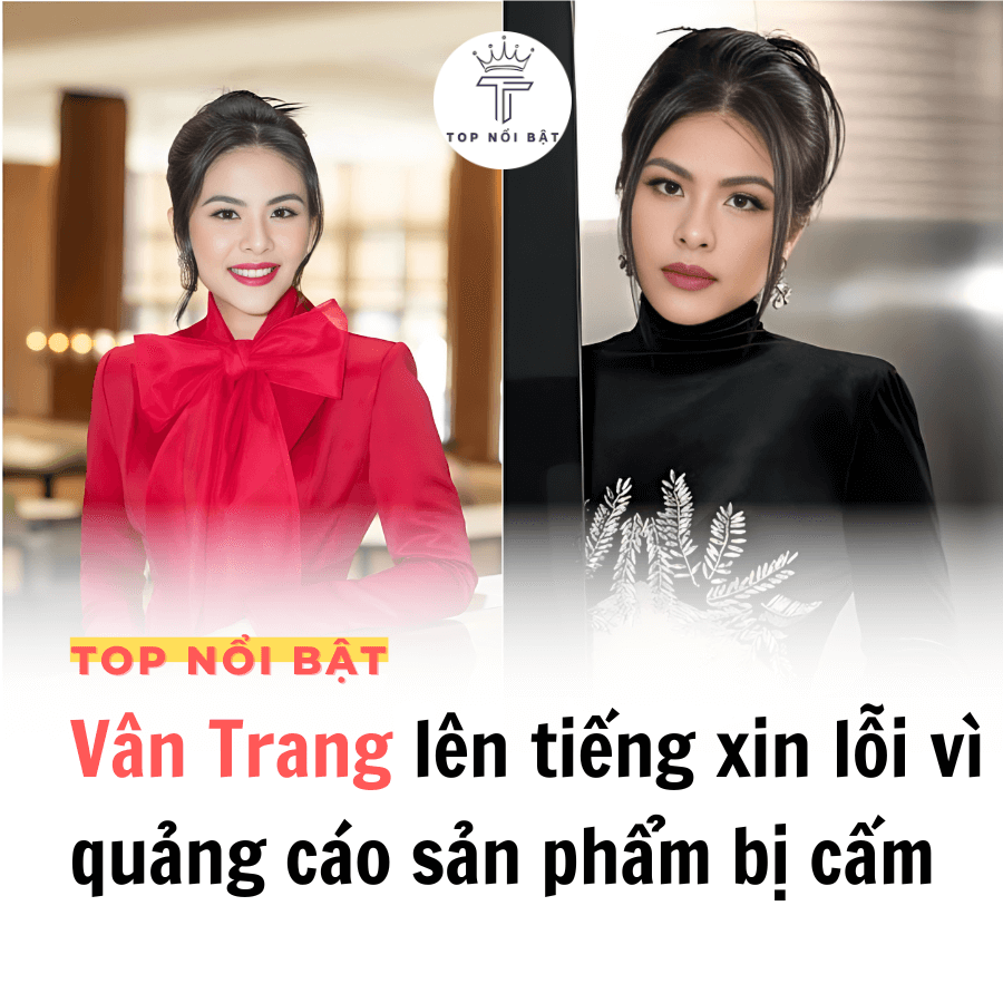 Vân Trang lên tiếng xin lỗi vì quảng cáo sản phẩm bị cấm